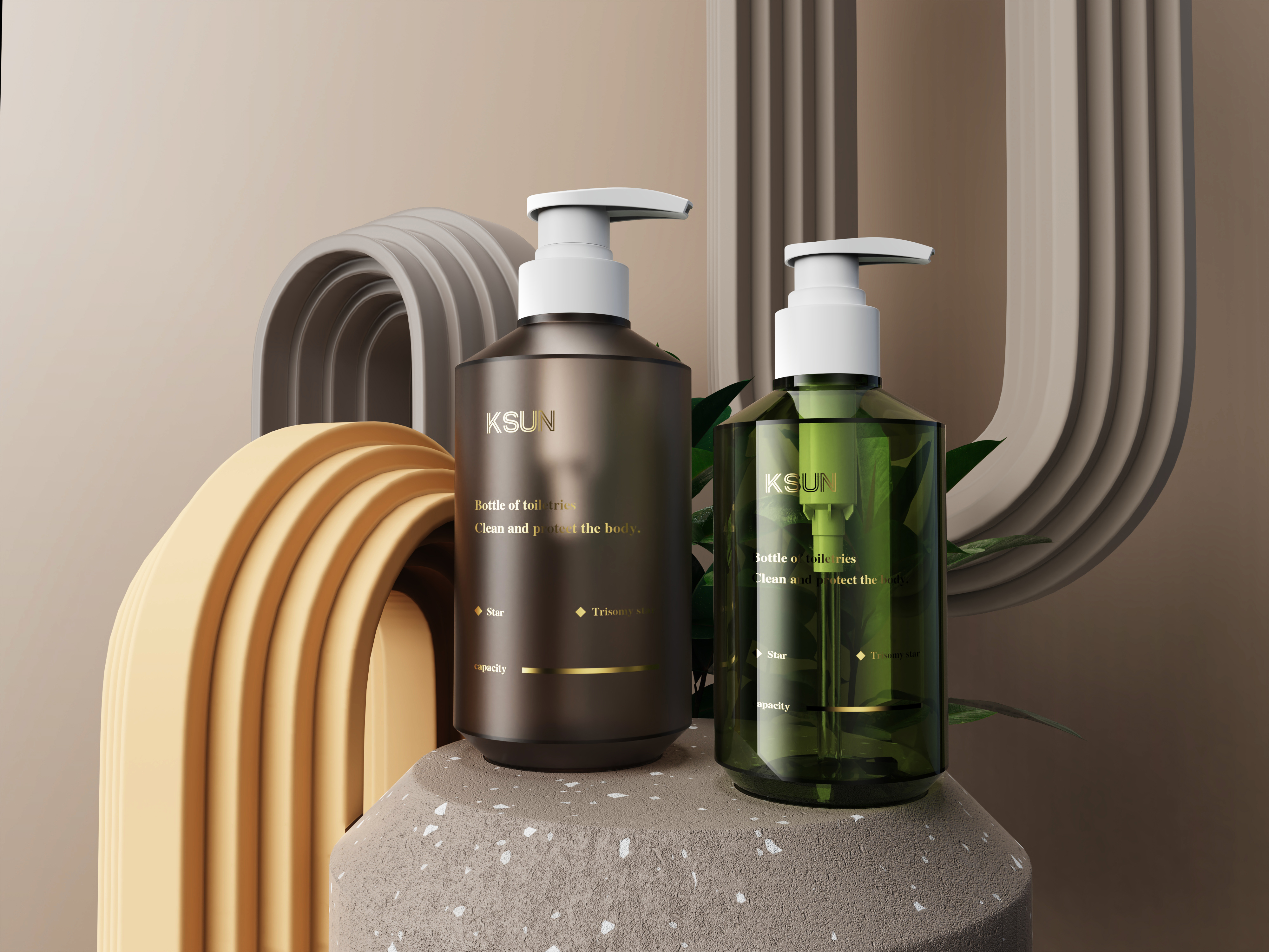 定制丨欧式简约乳液瓶