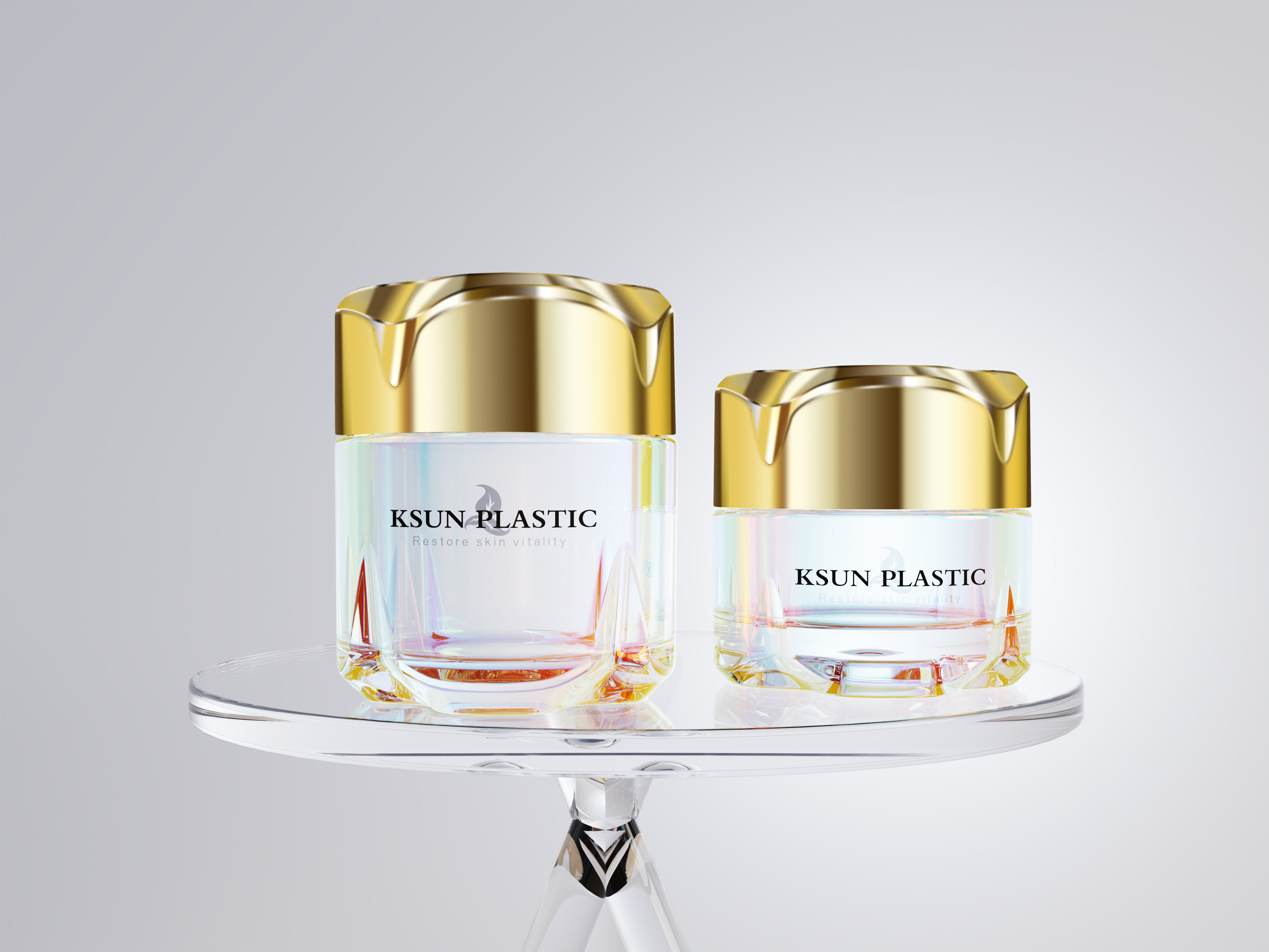 定制丨梅花膏霜瓶