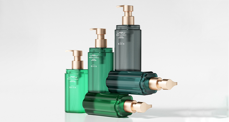 定制丨花瓣阶梯乳液瓶